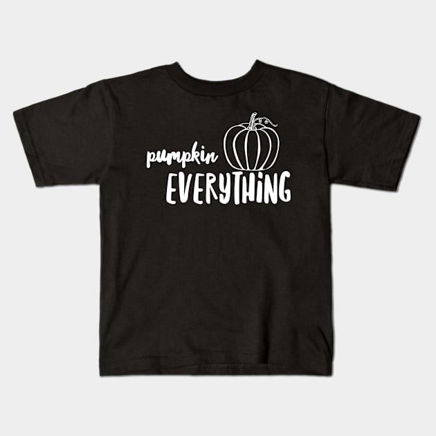 Pumpkin Everything Kids T-Shirt by joshp214